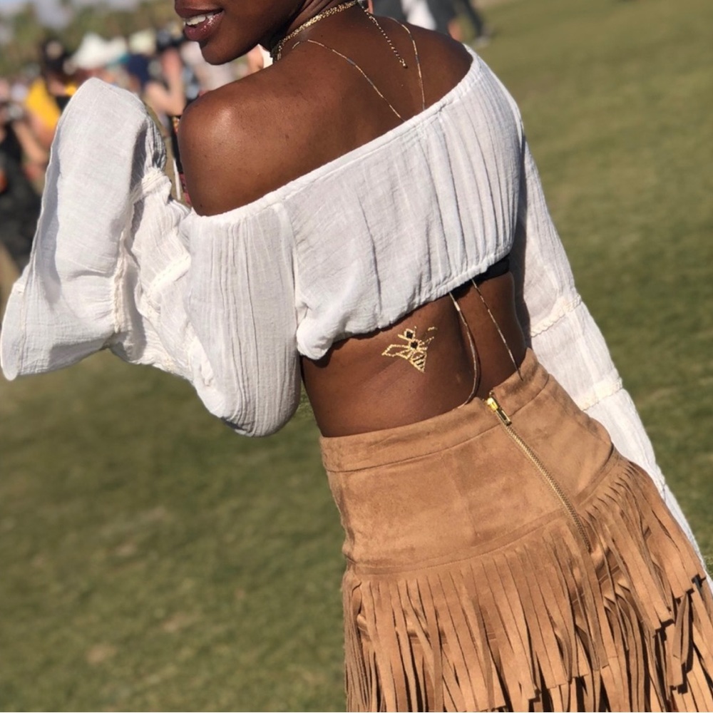 Gianni Bini Fringe Skirt